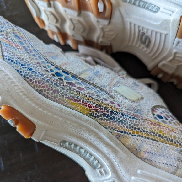 SKECHERS leather D LITES sneakers shoes 10 - Picture 9 of 10